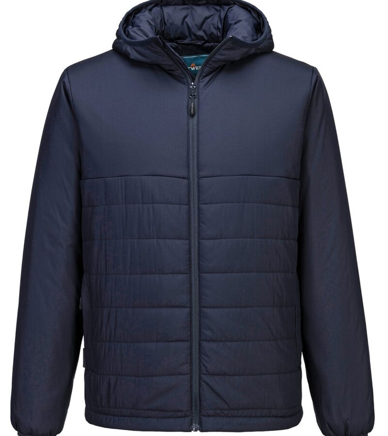 Professional hooded insulated baffle jacket (S608) Thumbnail