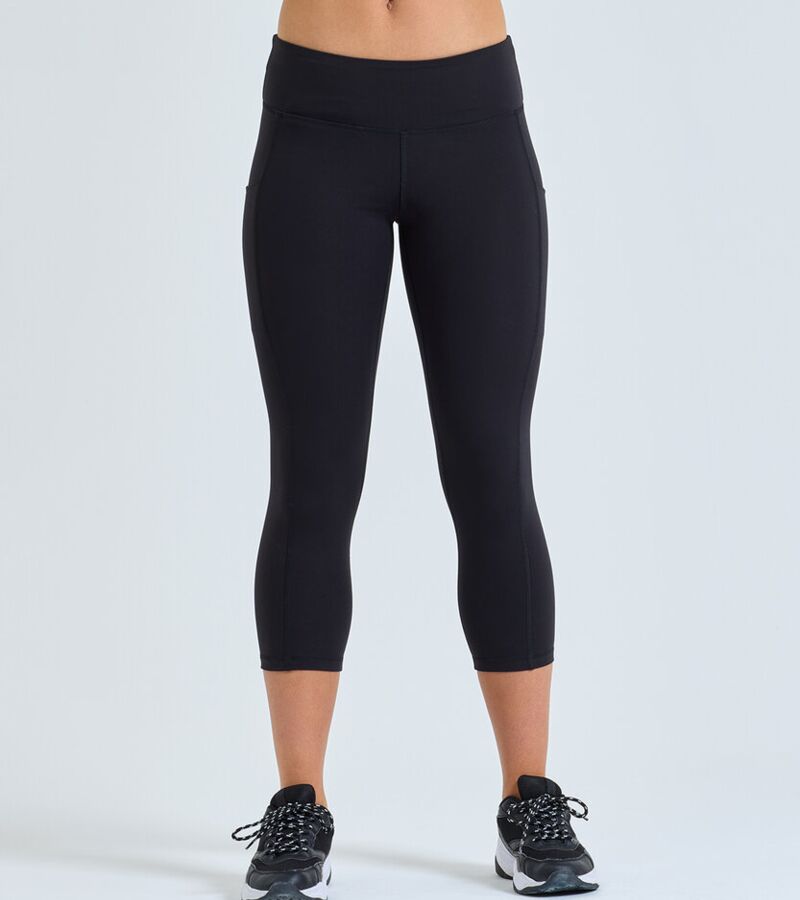 Women's TriDri® recycled performance leggings ¾ length Thumbnail