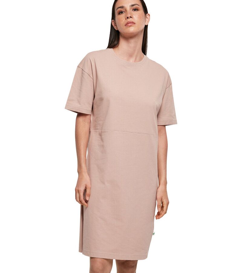 Women's organic oversizes slit tee dress Thumbnail