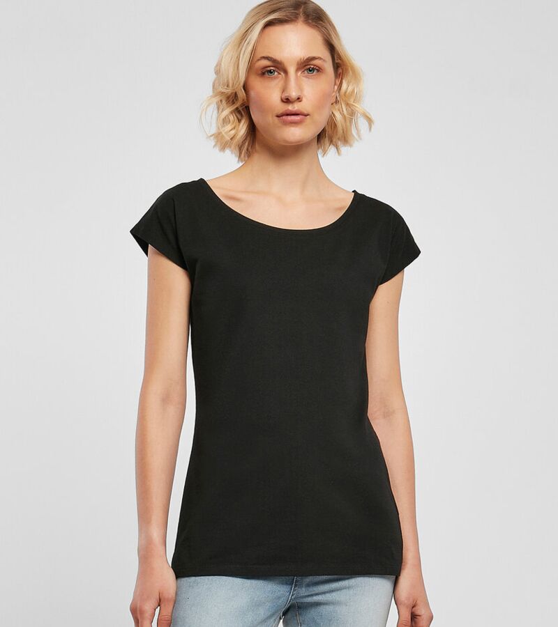 Women's wide neck tee Thumbnail