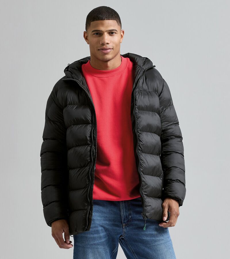 Solitude recycled hooded jacket Thumbnail