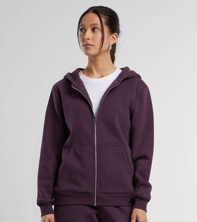 Women’s fluffy zip hoodie Thumbnail