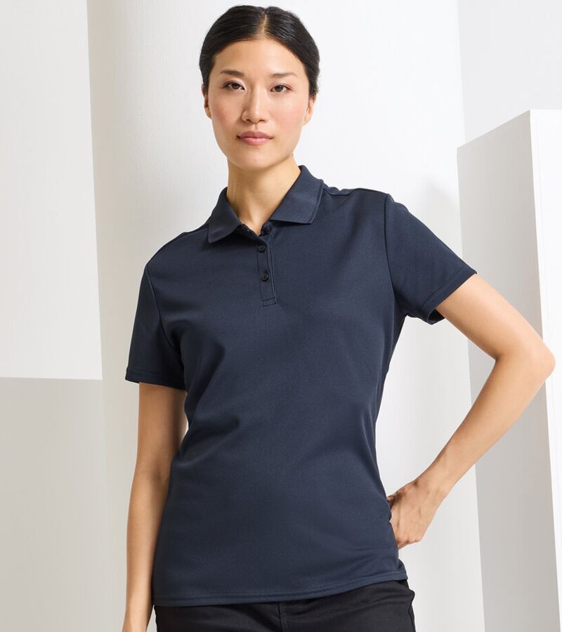 Women’s Spun Dyed Recycled Polo Shirt Thumbnail