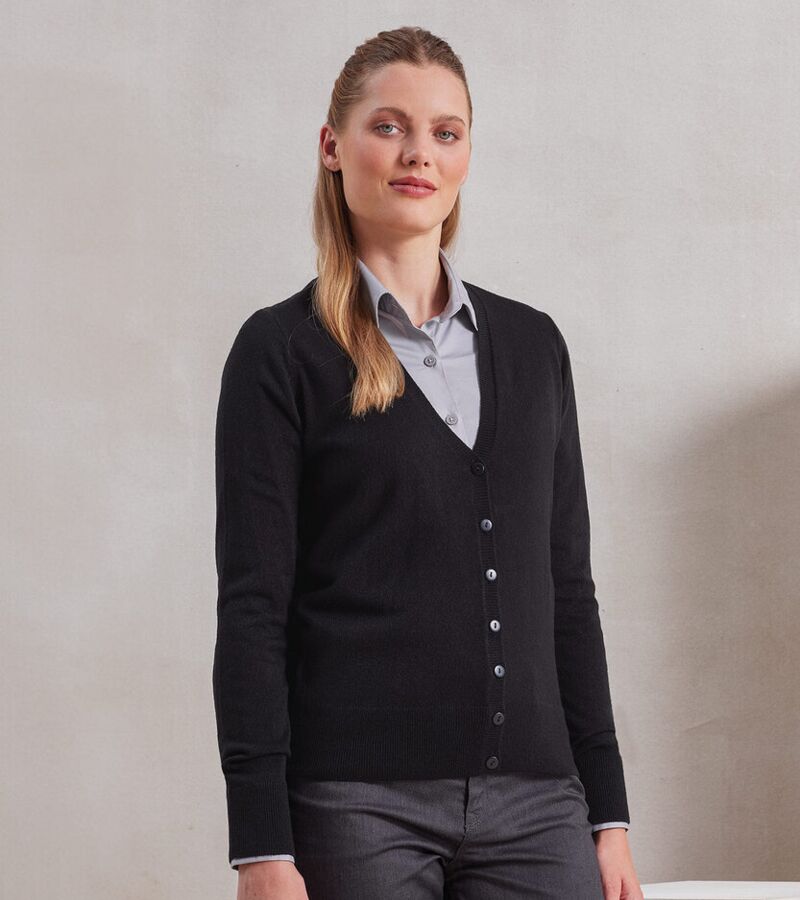 Women's 'essential' acrylic cardigan Thumbnail
