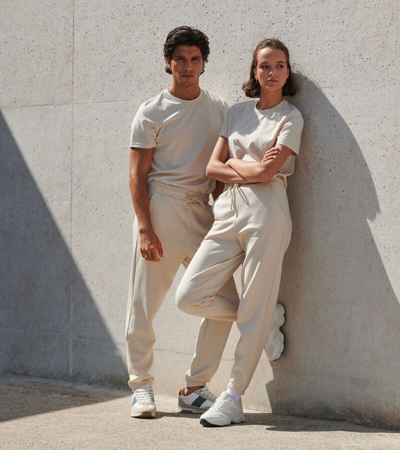 Unisex sustainable fashion cuffed joggers Thumbnail