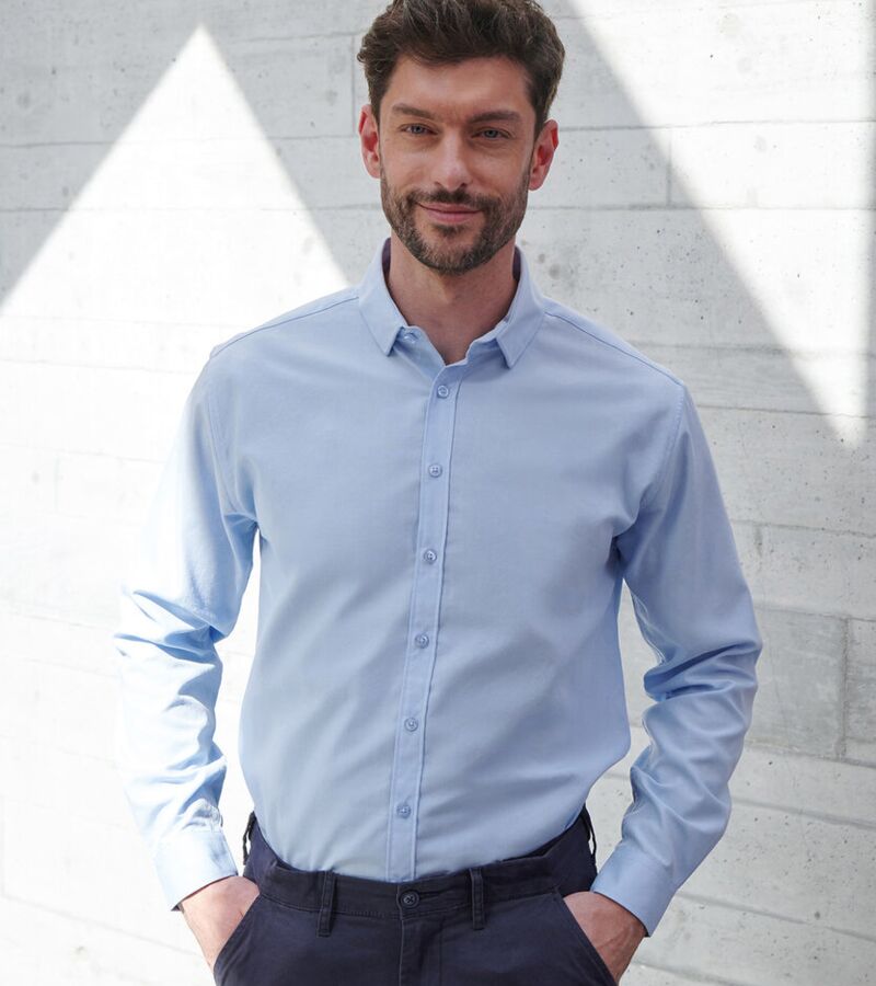 Long sleeve ‘cotton-feel’ Coolplus® shirt Thumbnail