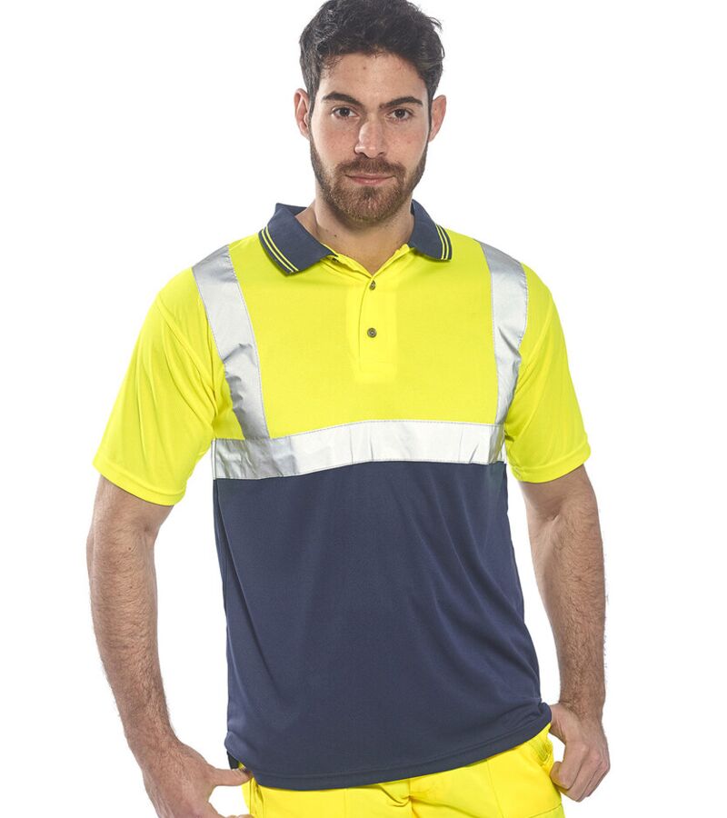 Two-tone polo (S479) Thumbnail