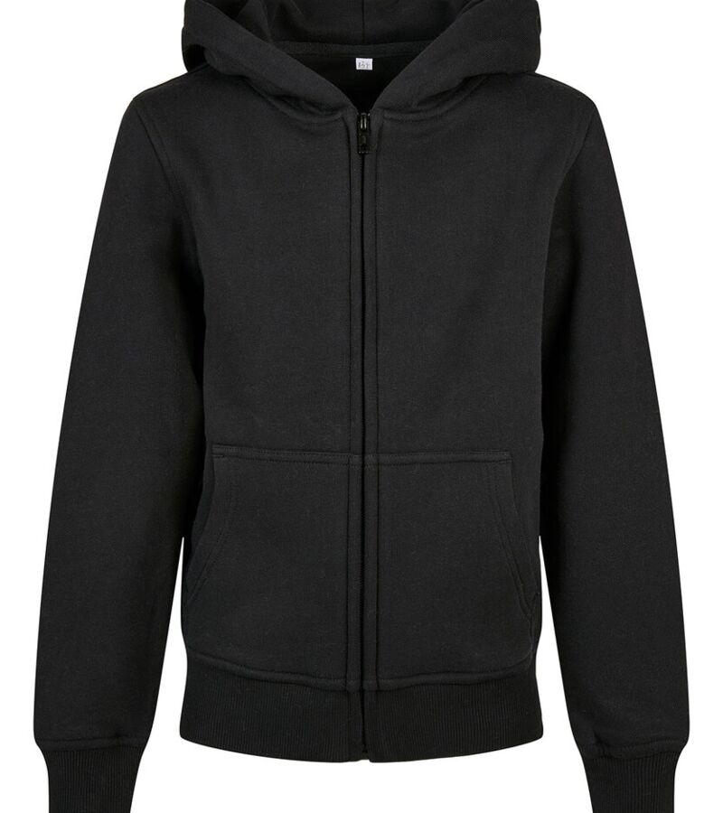 Organic kids basic zip hoodie Thumbnail