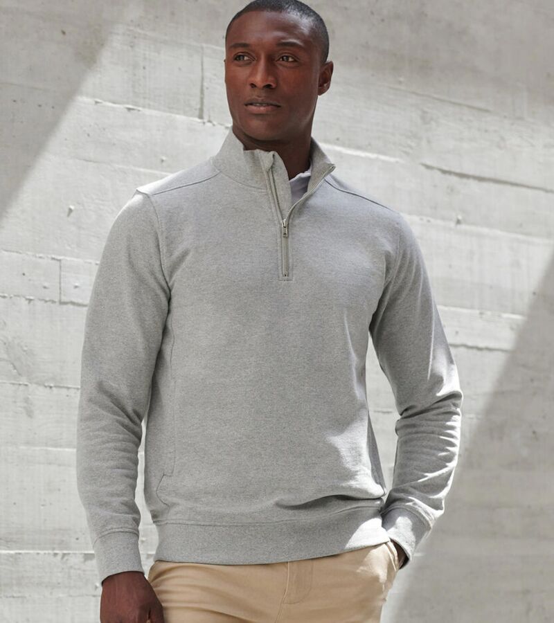 Unisex sustainable ¼-zip sweatshirt Thumbnail