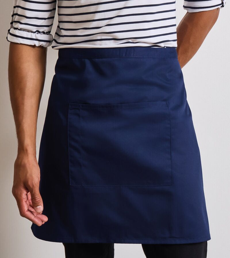 ‘Colours collection’ mid-length pocket apron Thumbnail